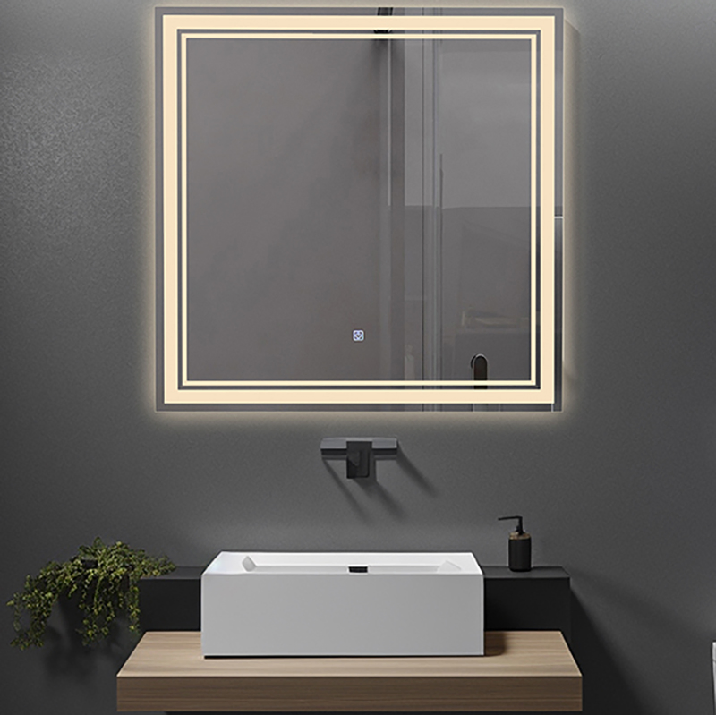 Customized Size of New and Popular Design Multi-Function LED Smart Makeup Mirror for Bathroom with Light