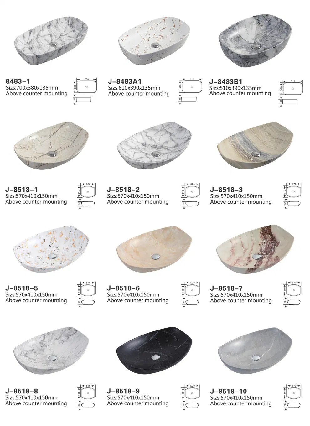 Marble Art Basin View 3