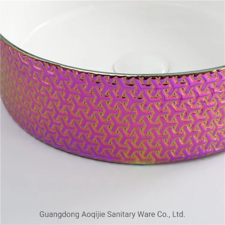 Airplane Pattern Ceramic Sink