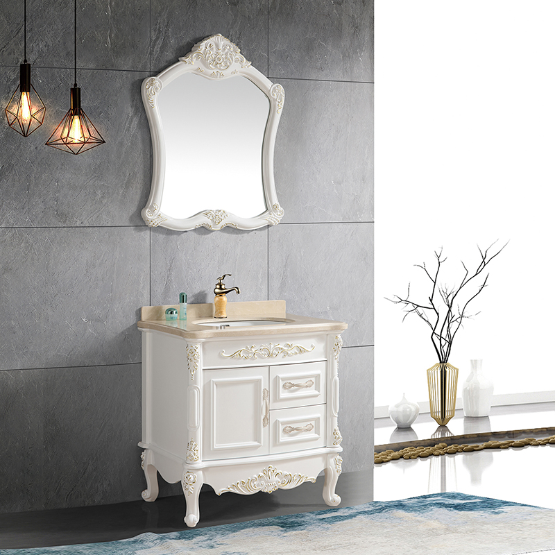 Hot Sale European Style Economic Bathroom Cabinet Modern Bathroom Vanity for Apartment