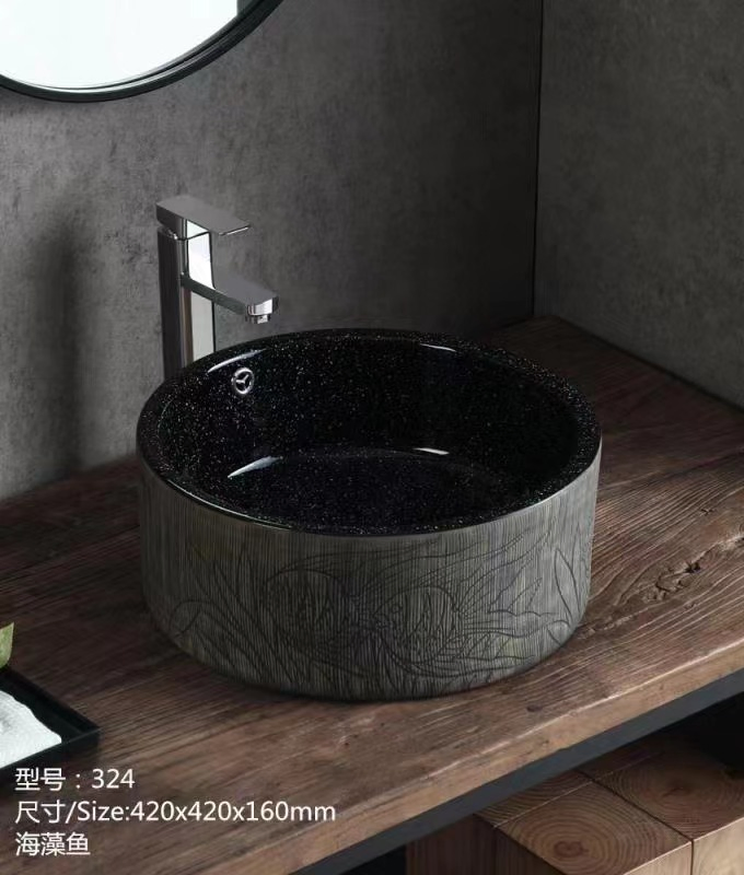 Lavabo Rectangular Ceramic Bathroom Sink Wall Hung Mounted Wash Basin Sinks