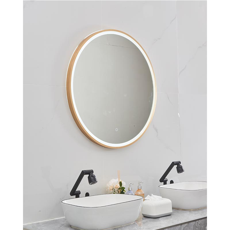 Smart Home Decor Bathroom Vanity Wall Mounted Makeup LED Mirror with LED Strip