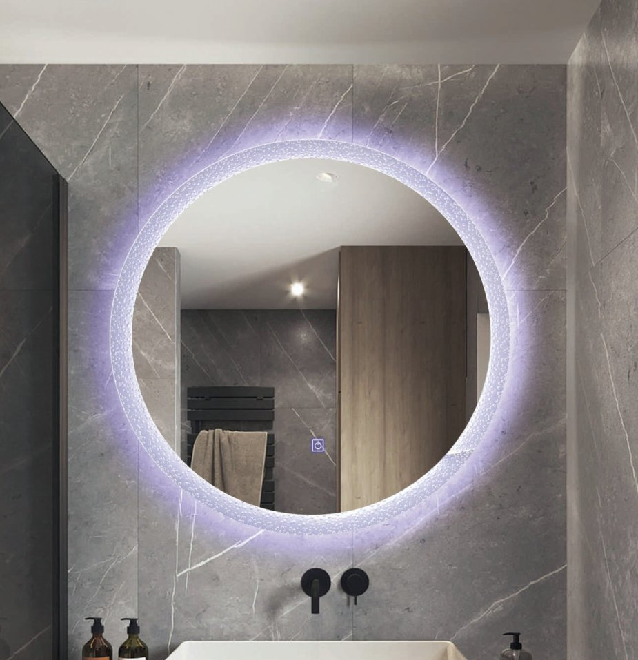 High-Quality LED Illuminated Mirror for Home Hotel Bathroom Decoration