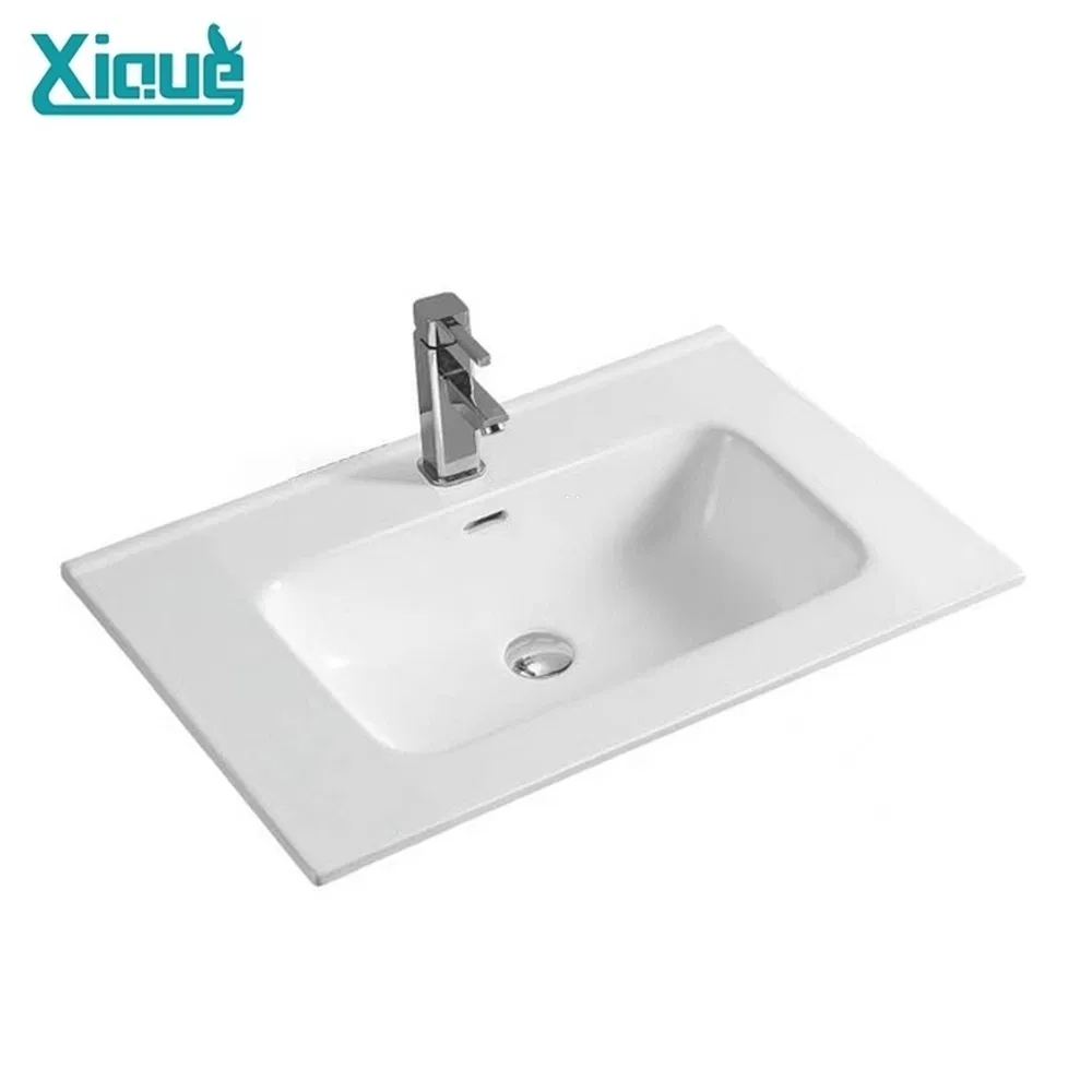 Easy-to-Clean Undermount Ceramic Bathroom Basin Sink for Hospital Public Washrooms