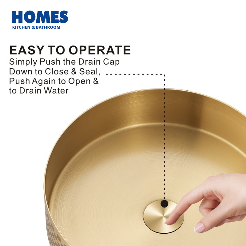 Undermount Bathroom Sink Stainless Steel Basin Wash Basin