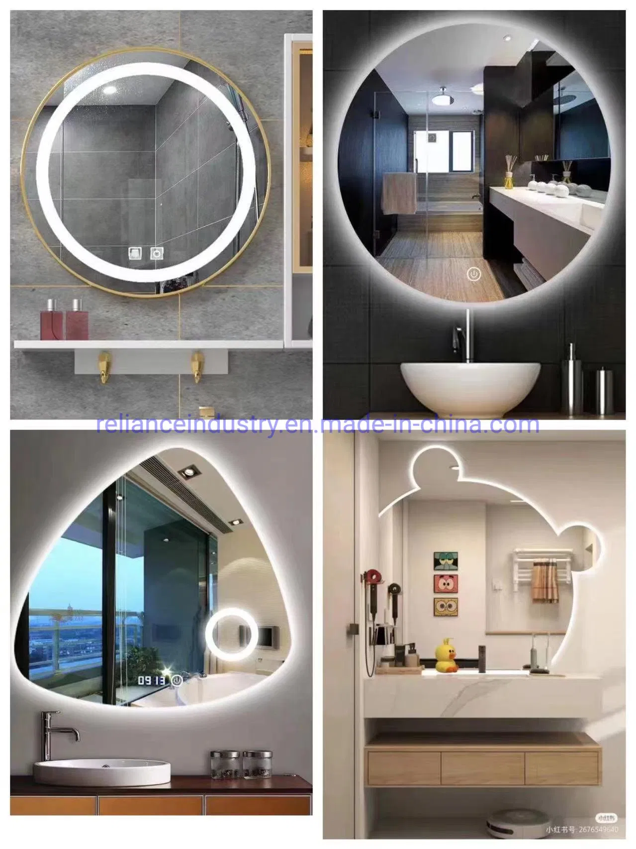 1.1mm/1.3mm/1.7mm/1.8mm/3mm/4mm/5mm Aluminium/Silver/Sheet/Double Coated Mirror for Decoration/ Smart Mirror/ Bathroom Mirror/LED Mirror with Multi Function