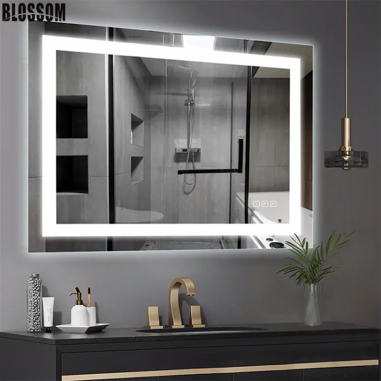 Horizontally Hung LED Mirror