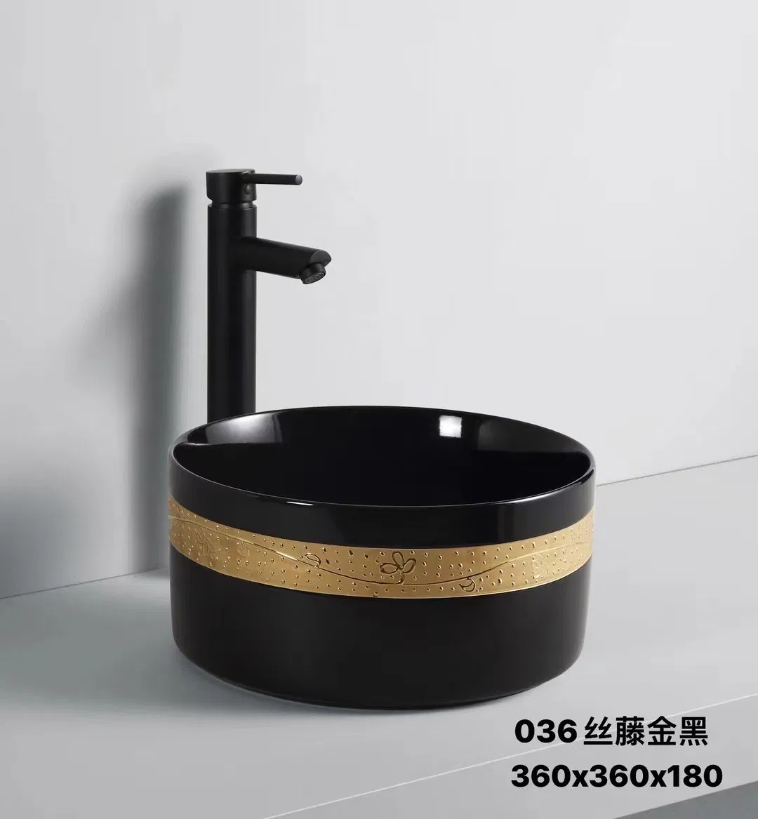 Luxury Ceramic Bathroom Pedestal Sink Modern Bathroom Vanity Wash Basin Natural Marble Wash Basin Sink