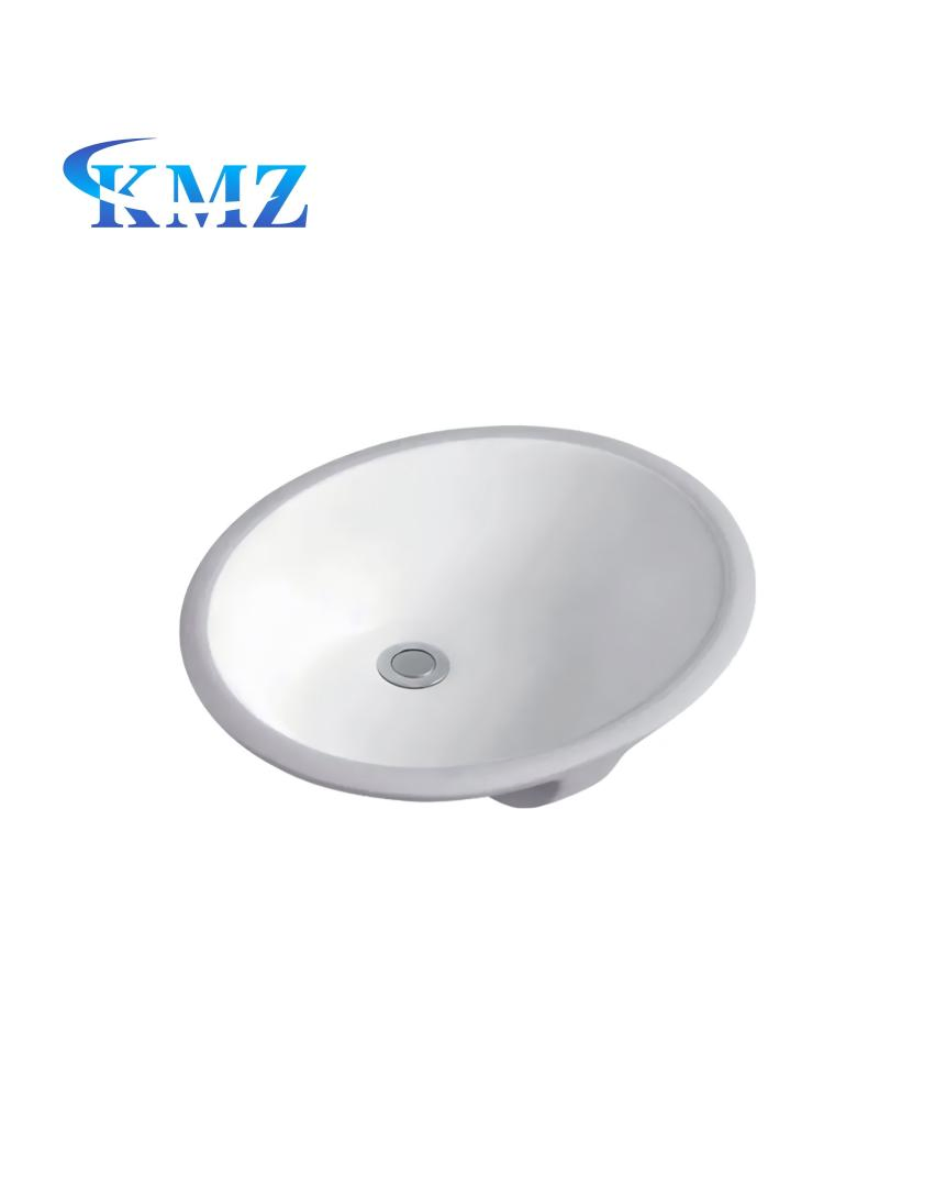 Hot Sale Sanitary Wares White Porcelain Under Counter Wash Basin Ceramic Undermount Bathroom Sink