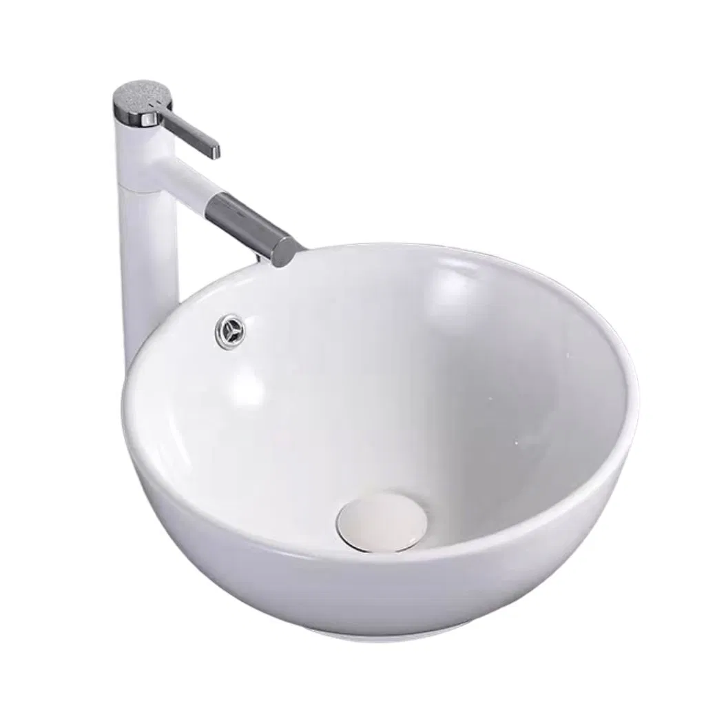 Ceramic Bathroom Sink: Round Vessel or Undermount Installation