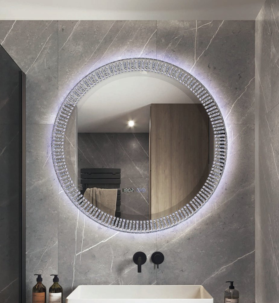 High-Quality LED Illuminated Mirror for Home Hotel Bathroom Decoration