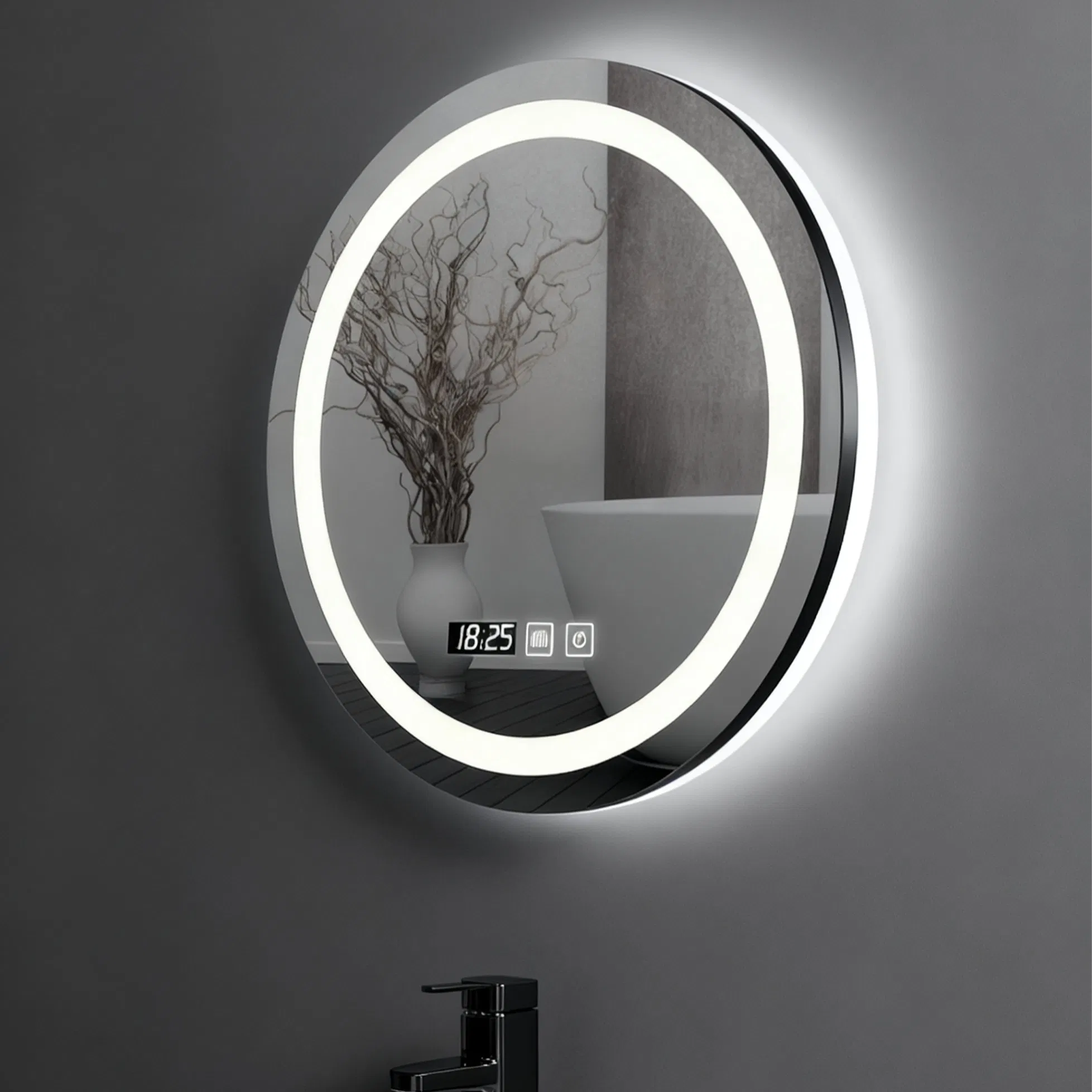 High Quality Smart Bathroom Makeup Mirror Specifically Designed for High-End Hotel Bathrooms