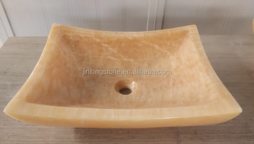 Marble Sink Basin Wide View