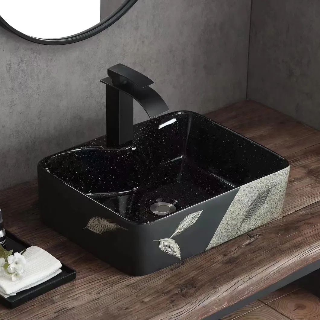 Art Wash Basin Countertop Vessel Sink 8