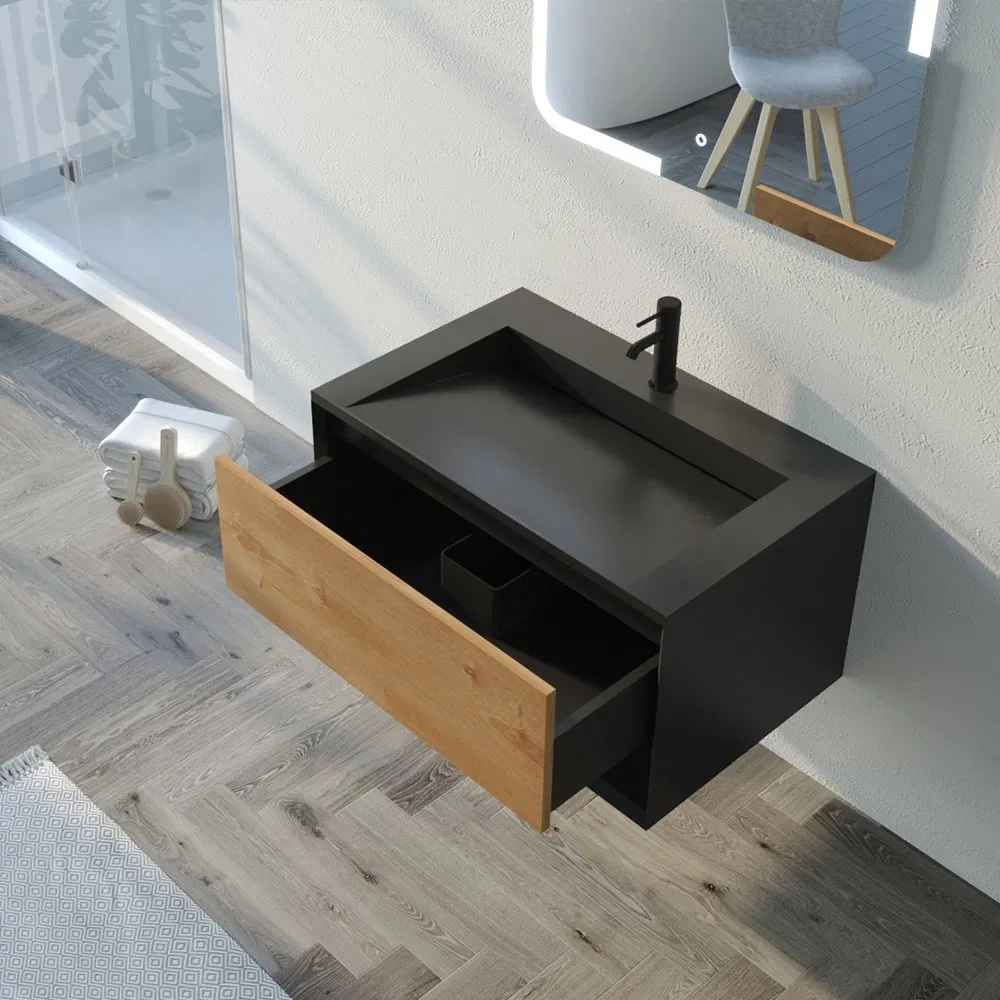 Global Best-Seller Modernization Double Sink Bathroom Vanity with CE Approved for Family Use Standard
