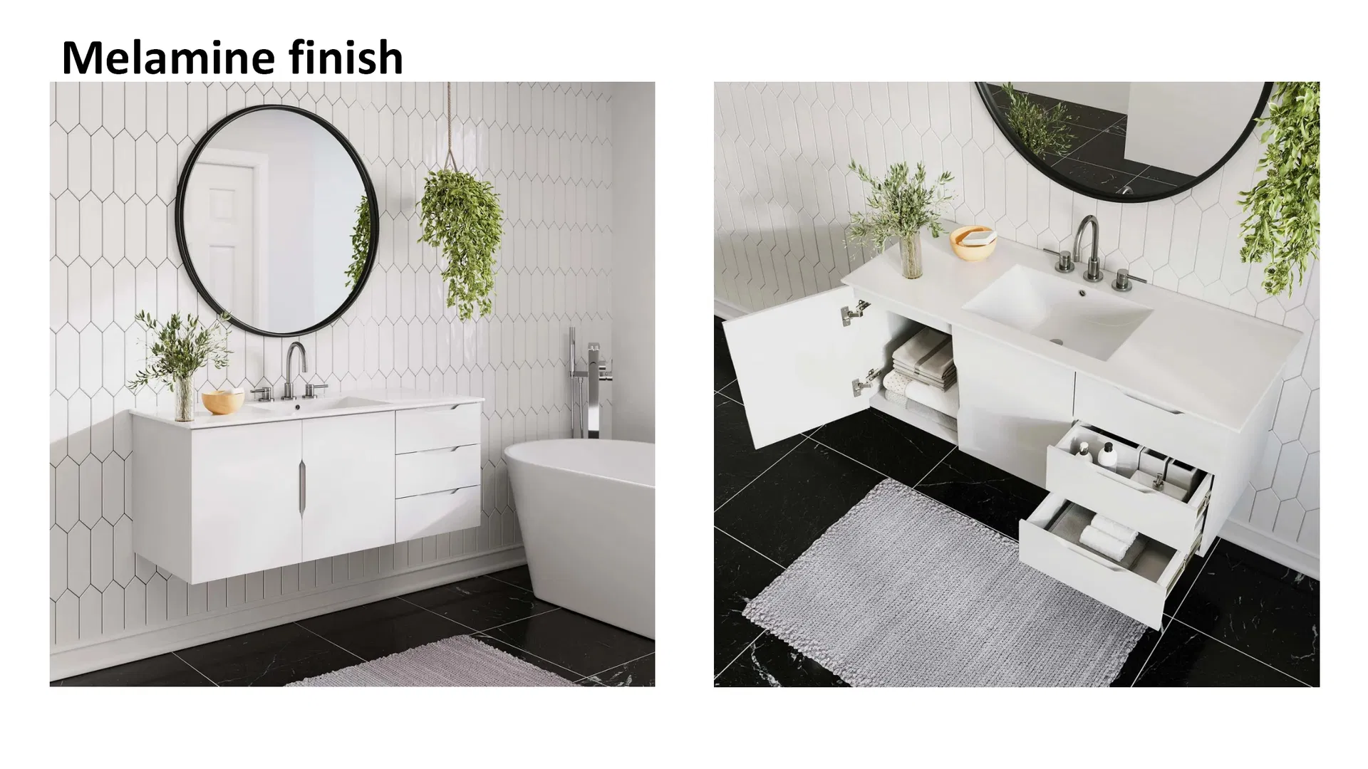 Double Sink Vanity Detail 4