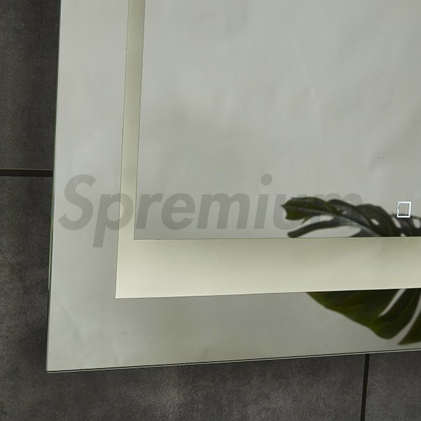 Rectangular LED Bathroom Smart Mirror Wholesale LED Bathroom Backlit Wall Glass Vanity