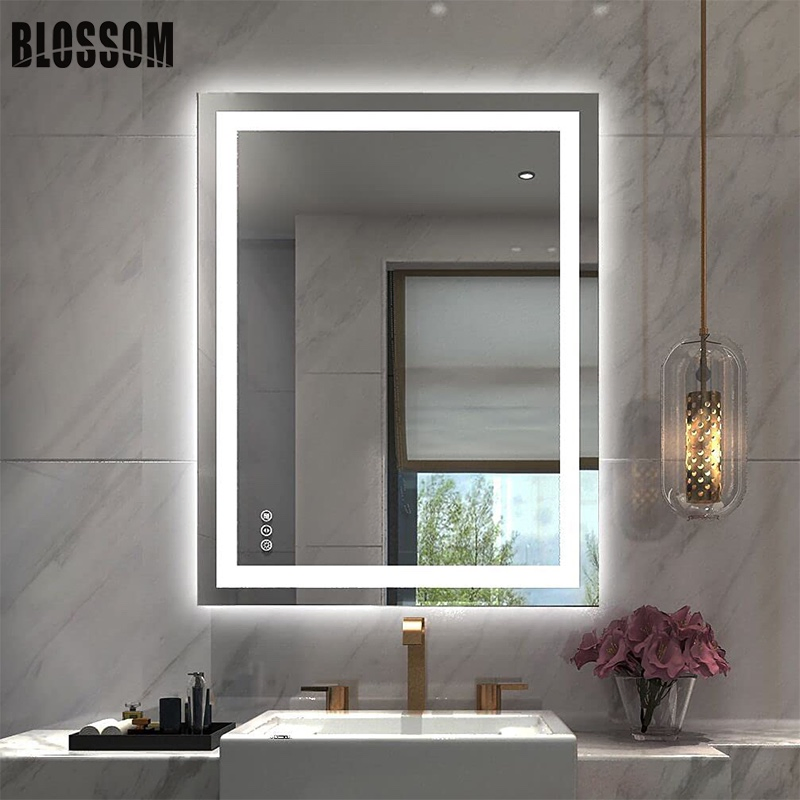 Espejo Inteligente LED Bathroom Smart LED Backlit Anti-Fog Mirror with Backlight