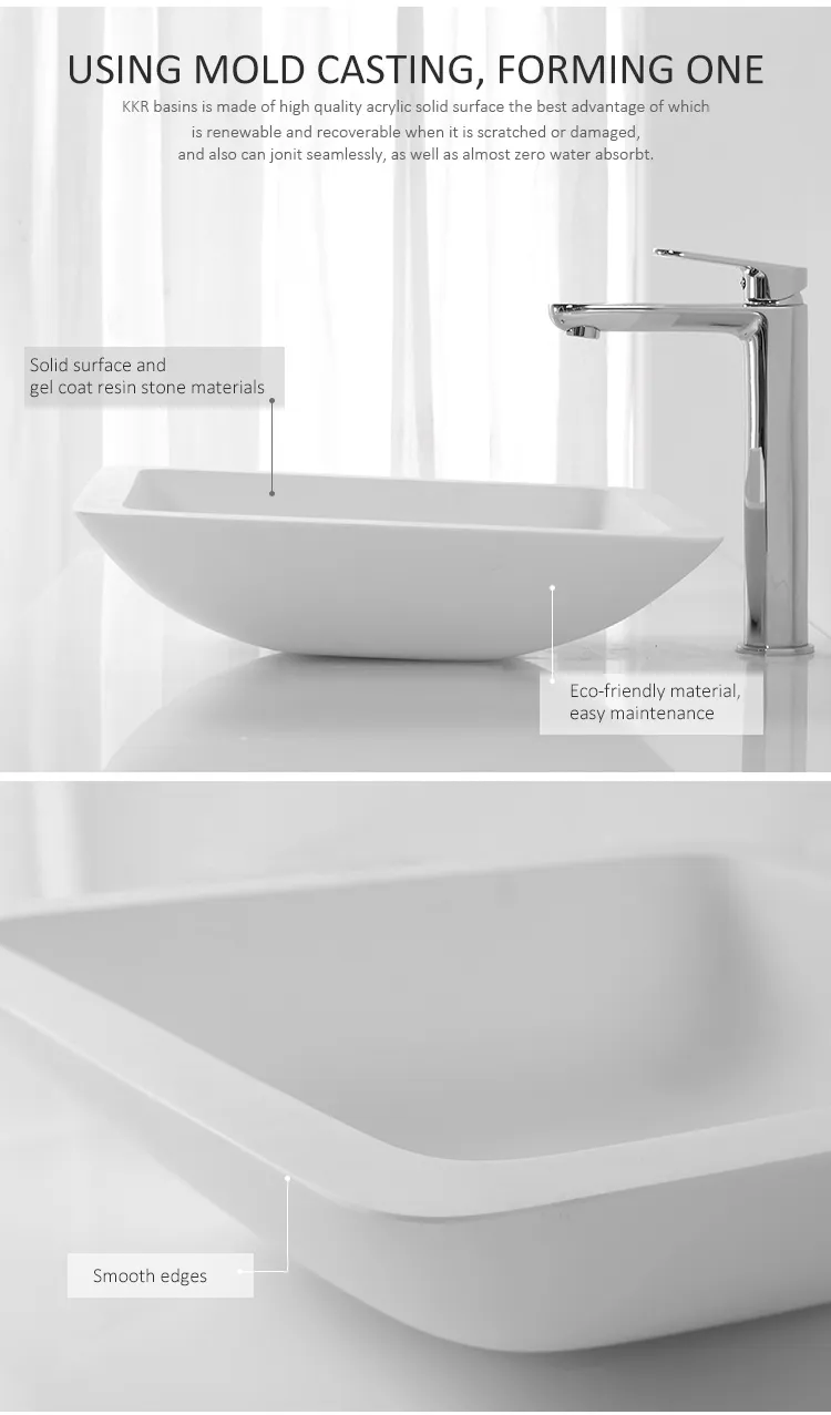 Custom Modern Designer Countertop Bathroom Vessel Sink