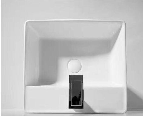 New Modern Sanitary Ware Ceramic Wall Hung Basin Sink for Bathroom Wall Mounted Basin
