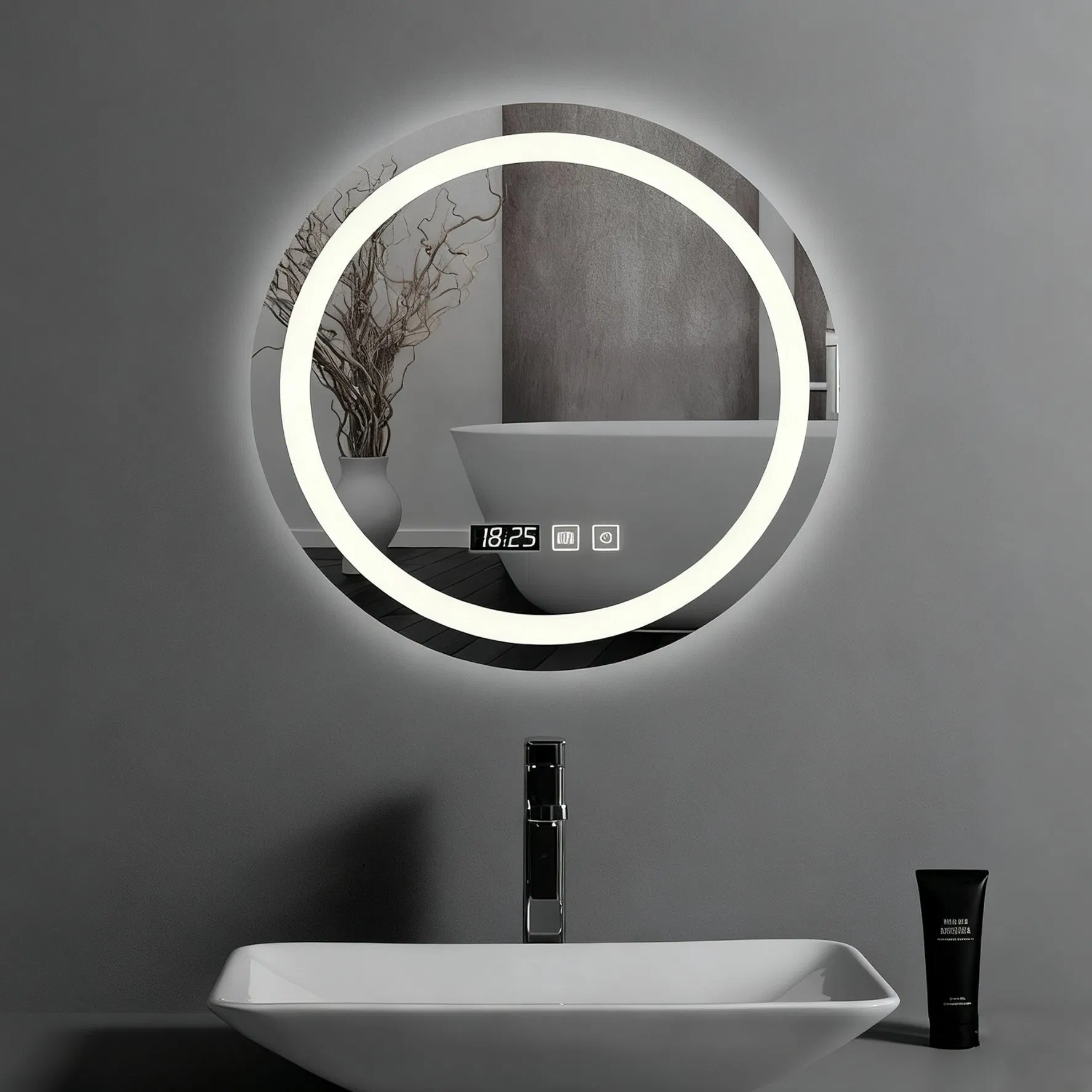 Smart Home/Bathroom Specific Customizable Frameless Bathroom Makeup Mirror