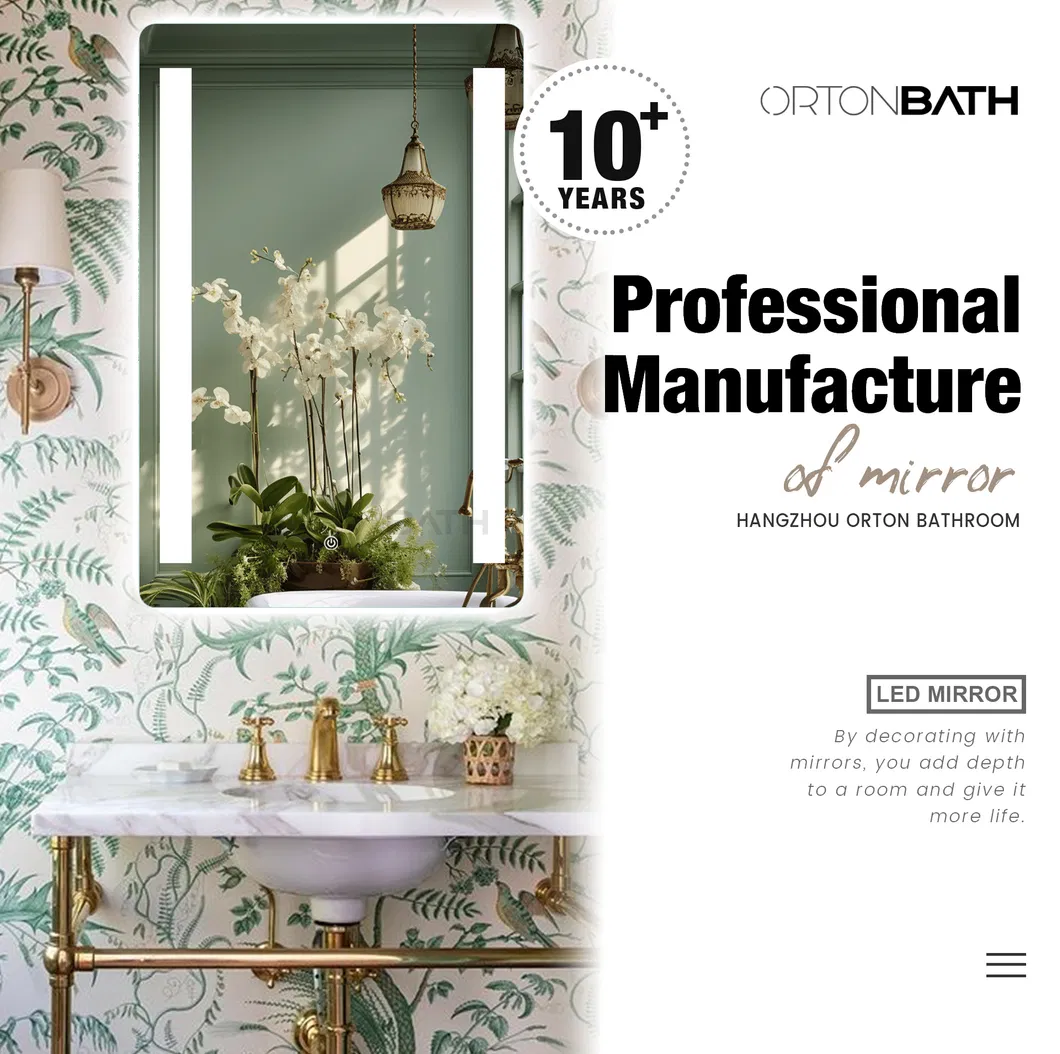 LED Bathroom Mirror Anti Fog Dimmable