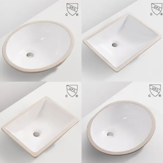 Cupc Bathroom Undermount Sink CE Vessel Sink Chaozhou Wholesale Lavabos From Direct Factory