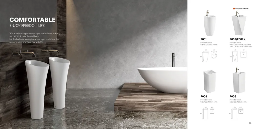 Series Pedestal Basin 2