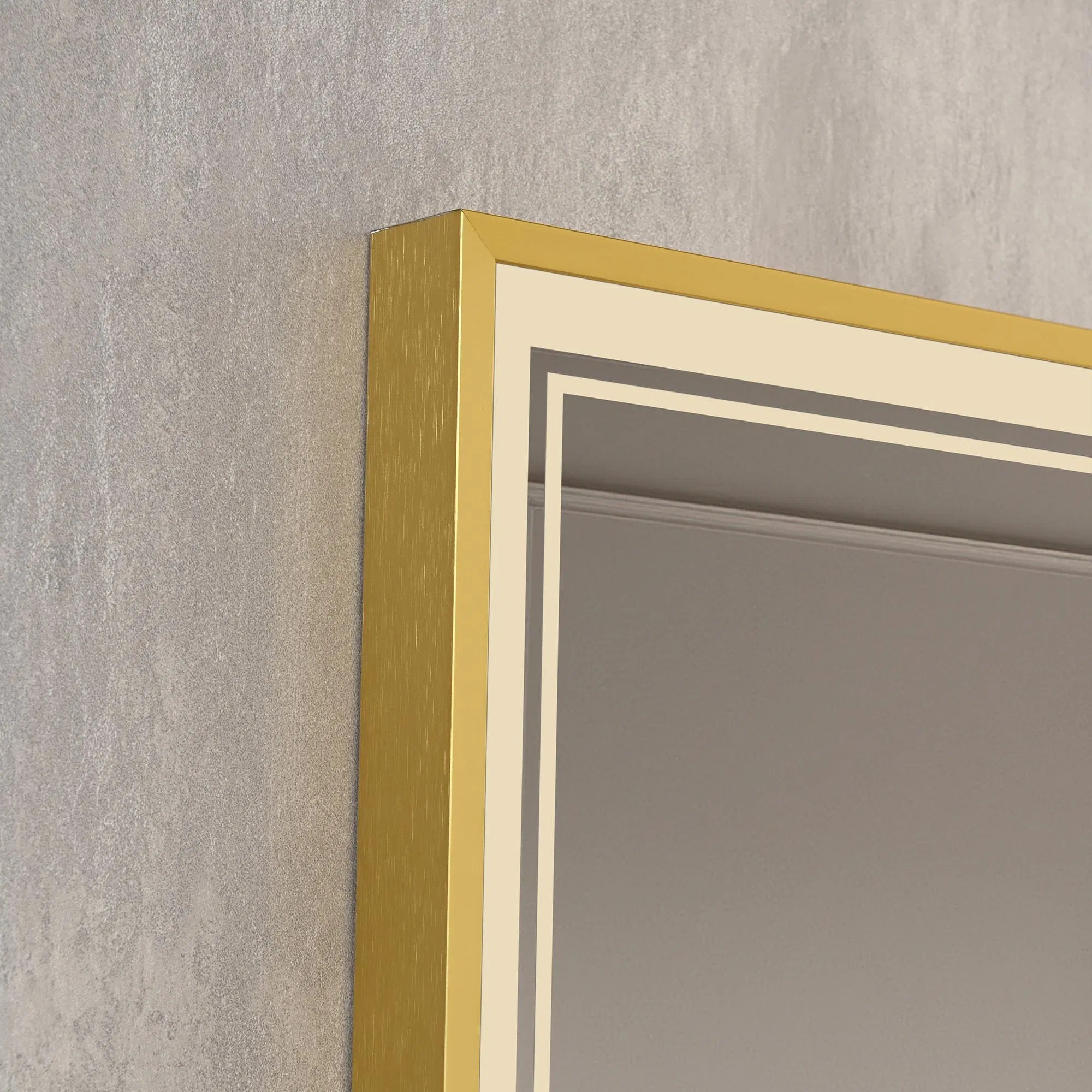 75X90 Energy-Saving LED Soft Light Rectangular LED Wall Mirror for Bathroom