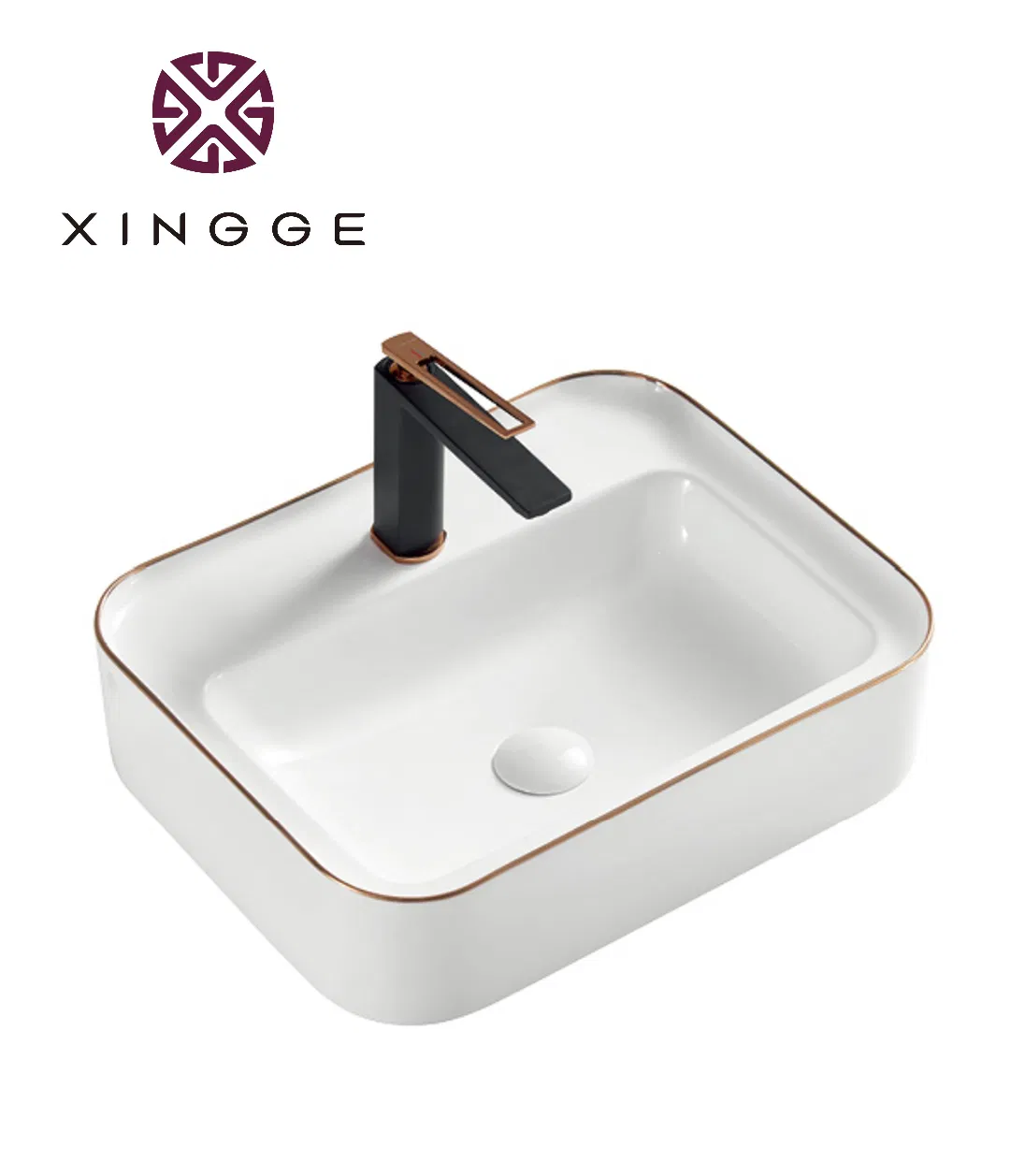 Stylish Ceramic Bathroom Countertop Vessel Sink for Modern Homes