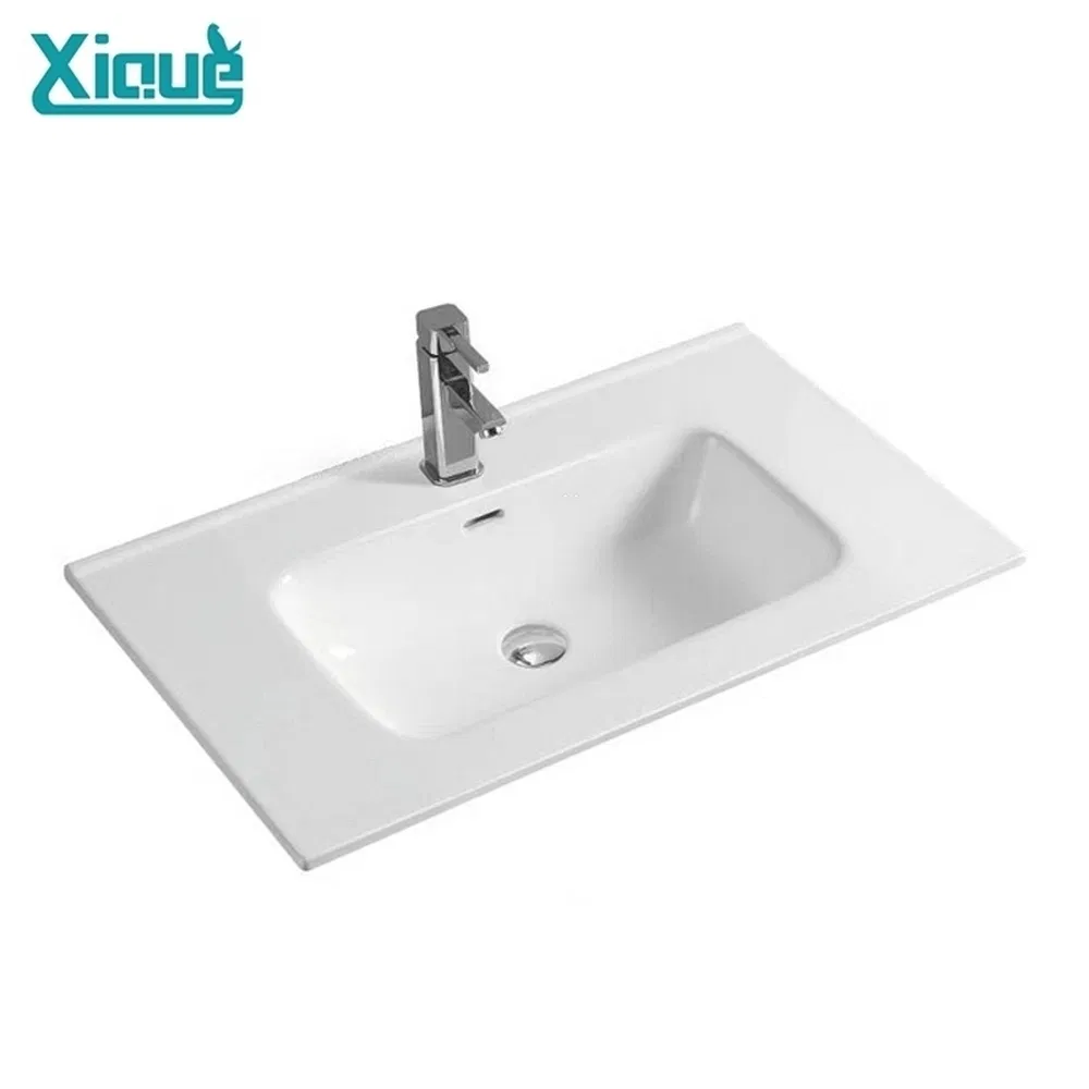 Easy-to-Clean Undermount Ceramic Bathroom Basin Sink for Hospital Public Washrooms