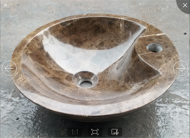 Wholesale Marble Sink and Basin for Bathroom, Marble Basin Bathroom Sink, Marble Vanity Top with Undermount Sink