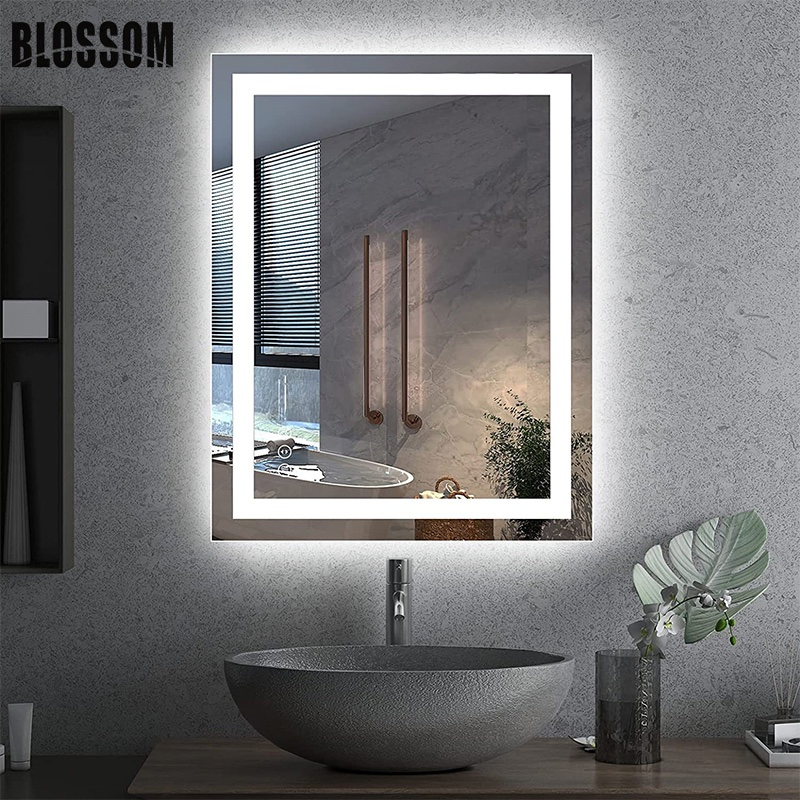 Espejo Inteligente LED Bathroom Smart LED Backlit Anti-Fog Mirror with Backlight