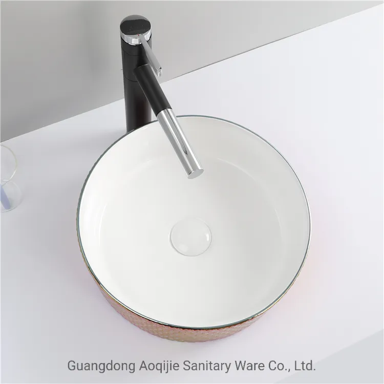 Round Art Basin Countertop Detail