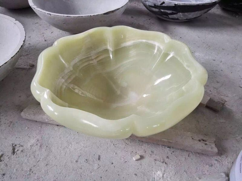 Luxury Hotel Bathroom Vanity Basin Marble Art Wash Basin Countertop Vessel Sink Discount