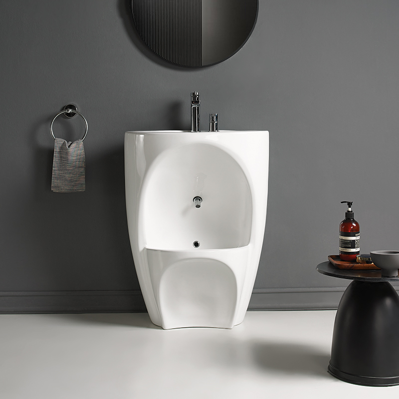 Wholesale Muslim Wudu Foot Wash Basin Ablution Basin Ceramic Free Standing Wall Mounted Pedestal Hand Wash Sink