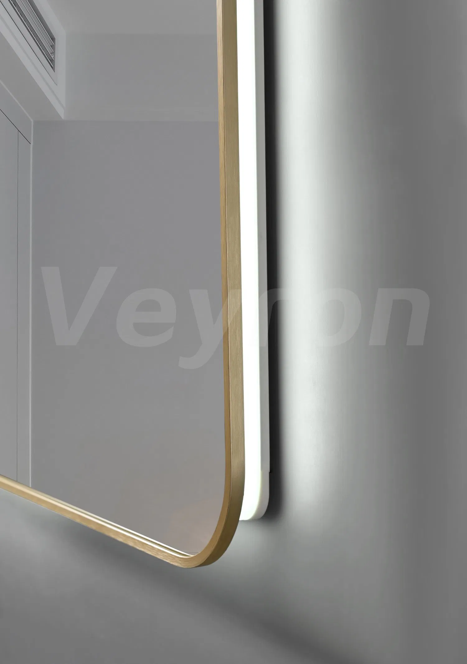 Manufacturer Glass Home Decoration Furniture Sanitary Ware Rectangle Makeup Bluetooth Speaker Smart Wall Bathroom Espejo LED Mirror with Toilet/Faucet/Water Tap