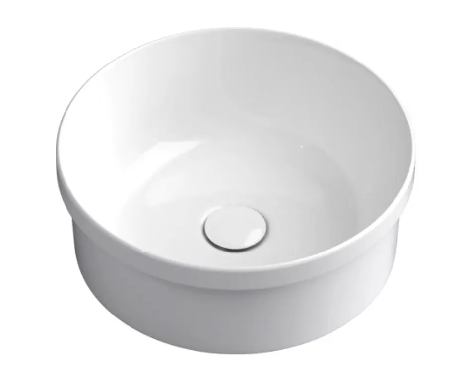 Ceramic Bathroom Sink Round Vessel