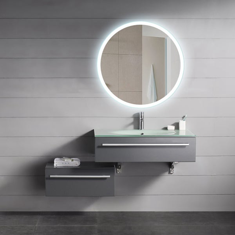 Modern Smart Touch LED Bathroom Mirror with Anti-Fog Feature