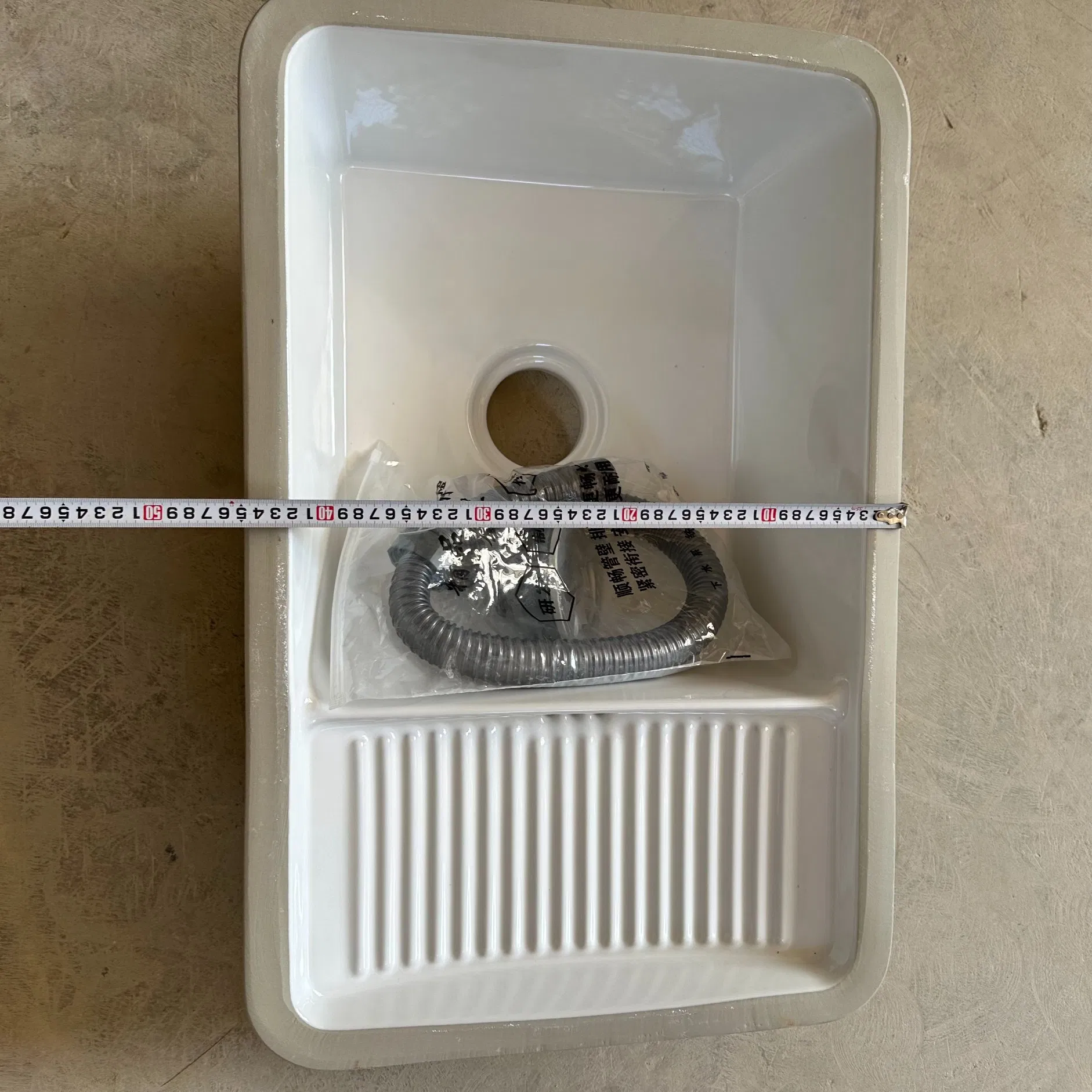 Large 28 Inch Ceramic Undermount Sink for Kitchen Cabinet or Bathroom Vanity