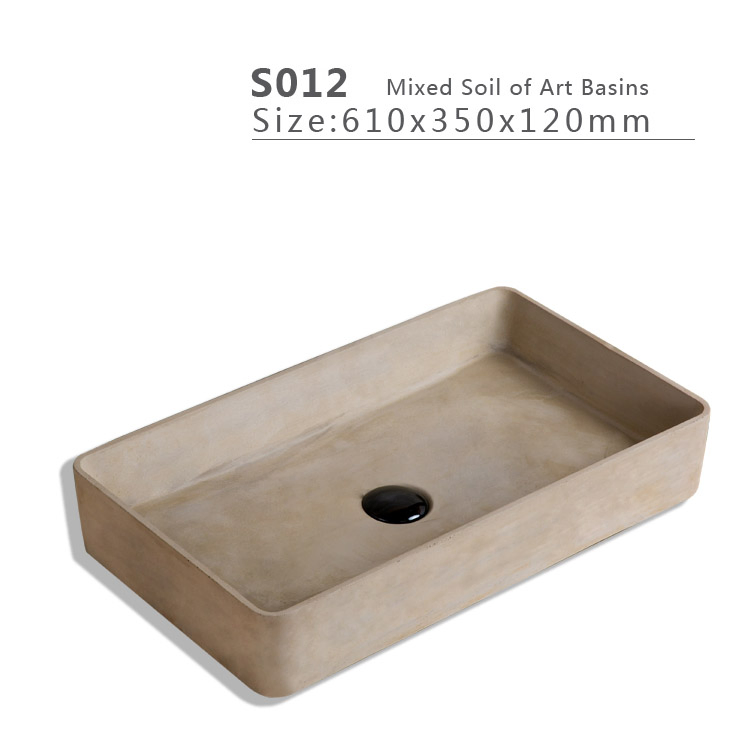 North America Simple Hotel White Color Wash Hand Porcelain Vessels Ceramic Undermount Bathroom Sink