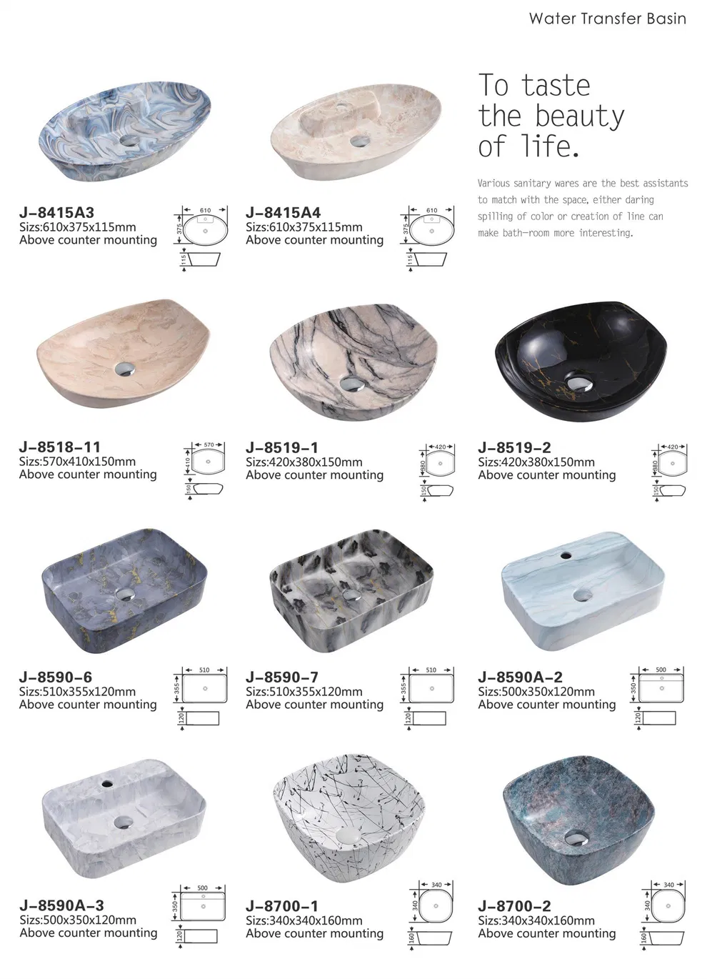 Marble Art Basin View 6