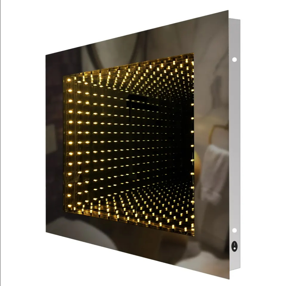 Smart Hotel 3D LED Custom Decorative Infinity Tunnel Mirror Infinity Mirror LED