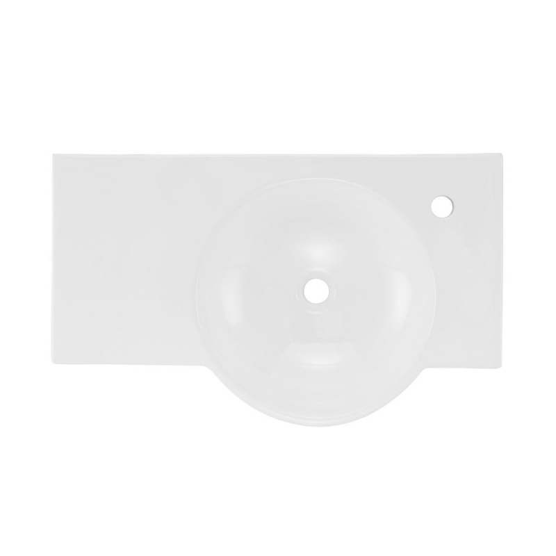 Chanda High-End Right Side Wall-Mounted Basin Bathroom Hotel Sink