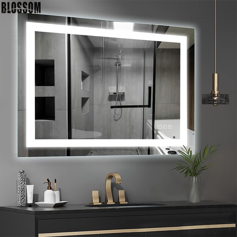 Espejo Inteligente LED Bathroom Smart LED Backlit Anti-Fog Mirror with Backlight