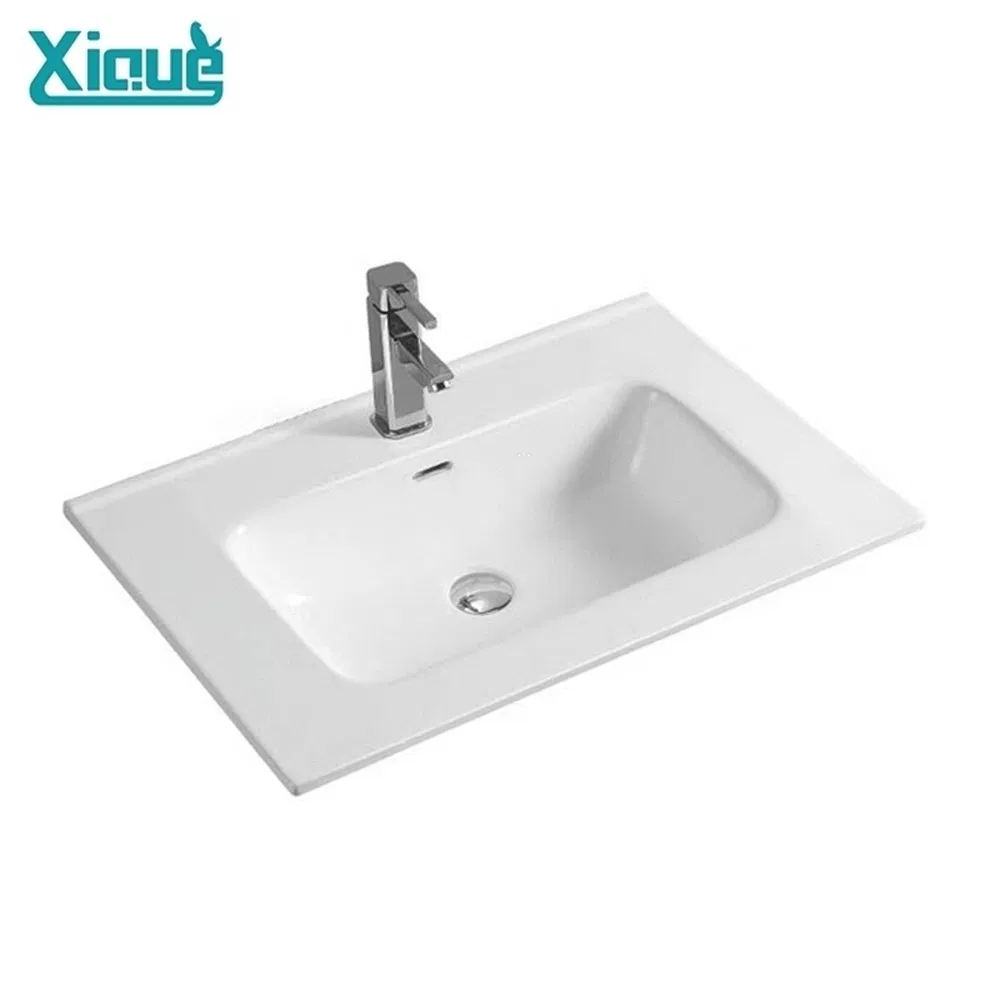 Easy-to-Clean Undermount Ceramic Bathroom Basin Sink for Hospital Public Washrooms