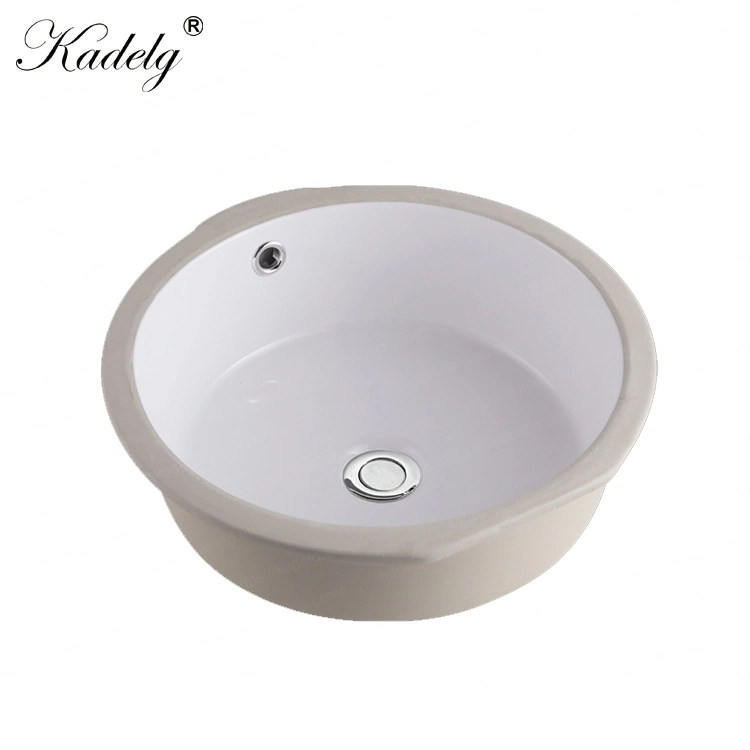 Round Sanitary Ware Bathroom Undermount Basin Sink