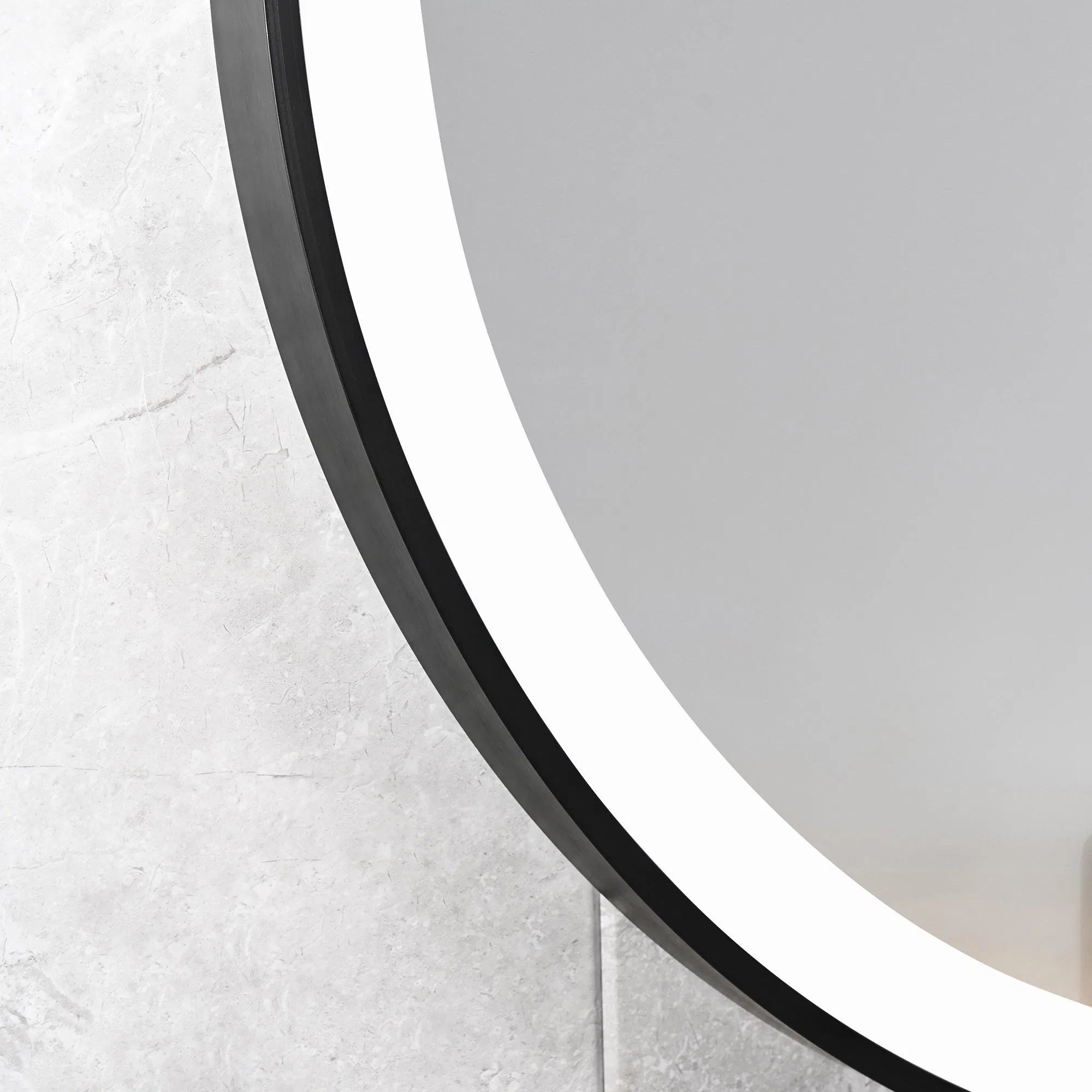 Factory Price LED Bathroom Mirror Illuminated Makeup Mirror Vanity Mirror with 3 Colour Smart Touch, Anti-Fog LED Mirror with Lights