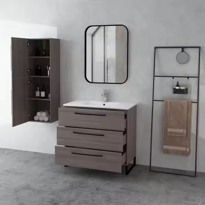 Custom Gabinete PARA Banheiro Salle De Bain Vaniti Sink Ceramic Washbasin Washing Basin Wall Mounted Bathroom Sink