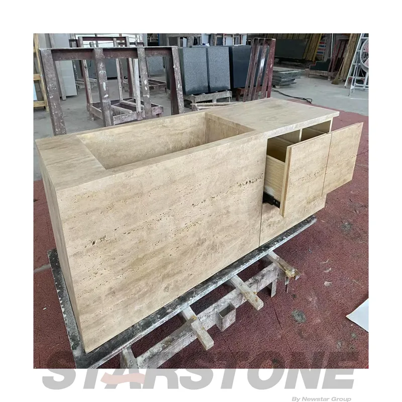 Travertine Bathroom Vanity Sink